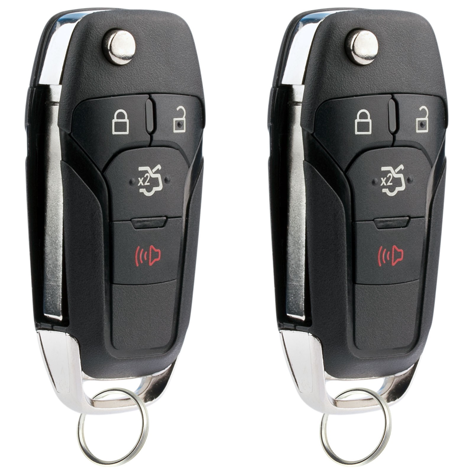 2 For 2013 2014 2015 2016 Ford Fusion Keyless Remote Flip Key Fob N5F-A08TAA