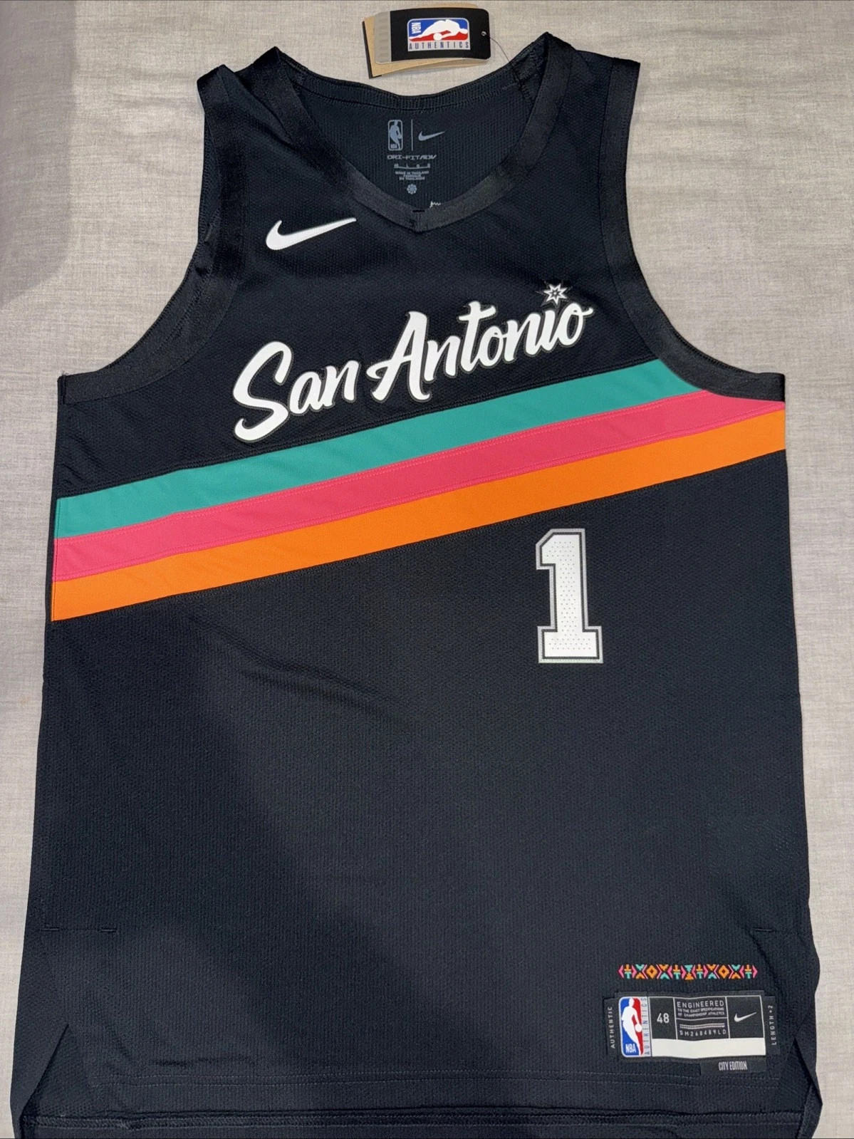 Nike Victor Wembanyama San Antonio Spurs Authentic Jersey 2026 NBA City Edition Nike Victor Wembanyama San Antonio Spurs Authentic Jersey 2026 NBA City Edition
