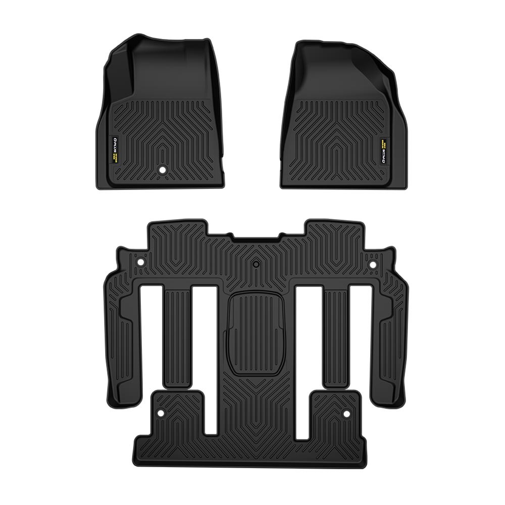 Fit For 2009-2017 Traverse Enclave Acadia Floor Mats Liners TPE All Weather