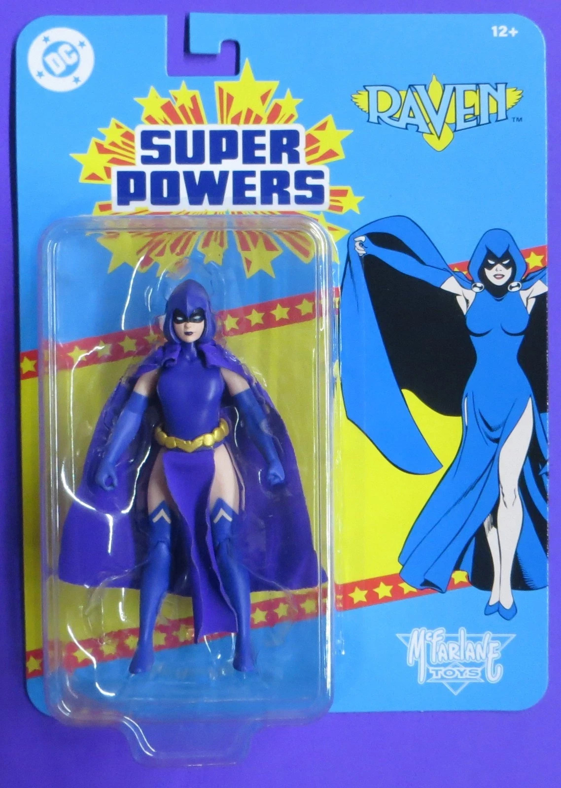 McFarlane SUPER POWERS RAVEN WAVE 14 TEEN TITANS DC UNIVERSE EE EXCLUSIVE