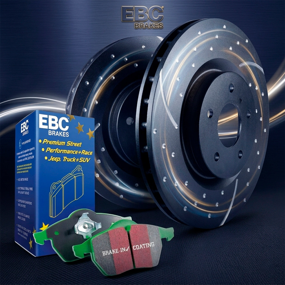 EBC Stage 3 Truck and SUV Disc Brake Kits for 2006-10 COMMANDER, 05-12 GRAND CHE