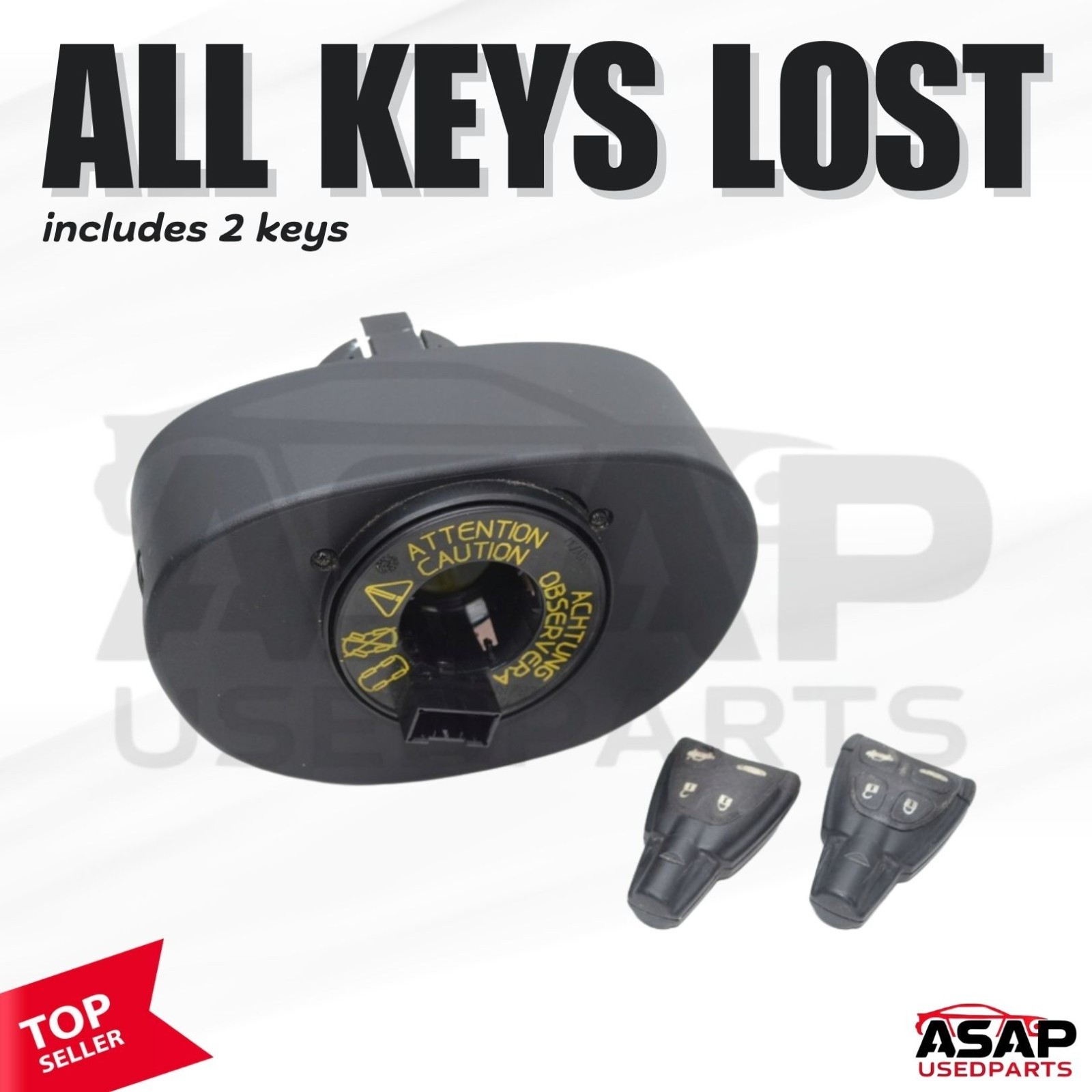 🐔 ALL KEYS LOST KEY INCLUDES 2 KEYS CIM SAAB 9-3 2003-2011