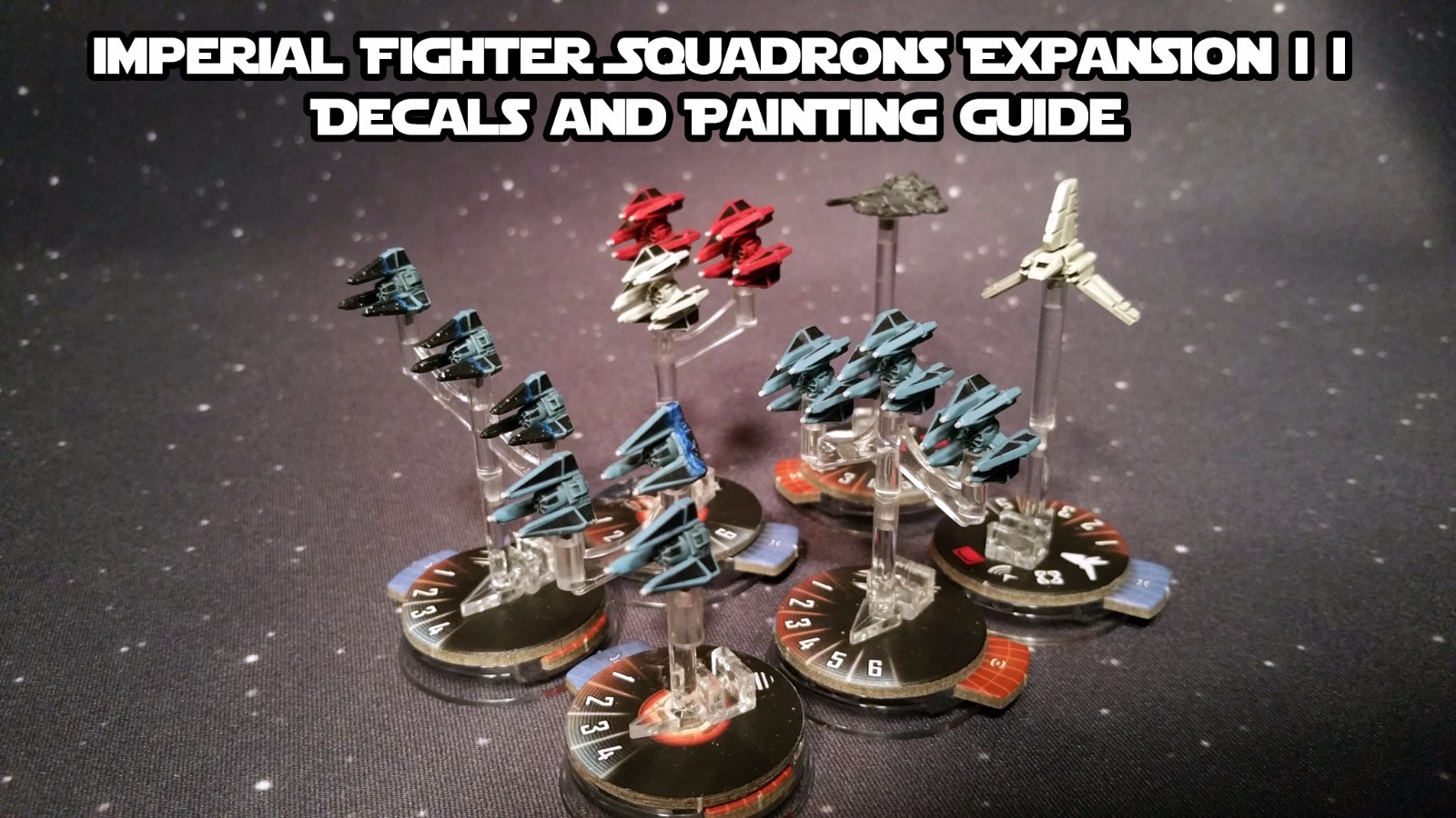 Star Wars Armada Decals for IMPERIAL SQUADRONS II Expansion Pack 