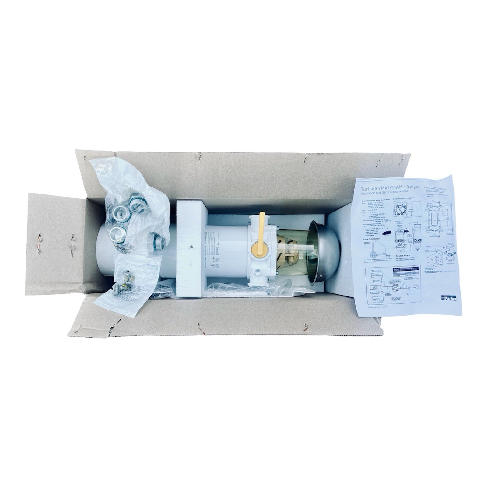 Racor Marine 1000VMA10 Turbine Series Fuel Filter / Water Separator Parker - NEW Racor Marine 1000VMA10 Turbine Series Fuel Filter / Water Separator Parker - NEW