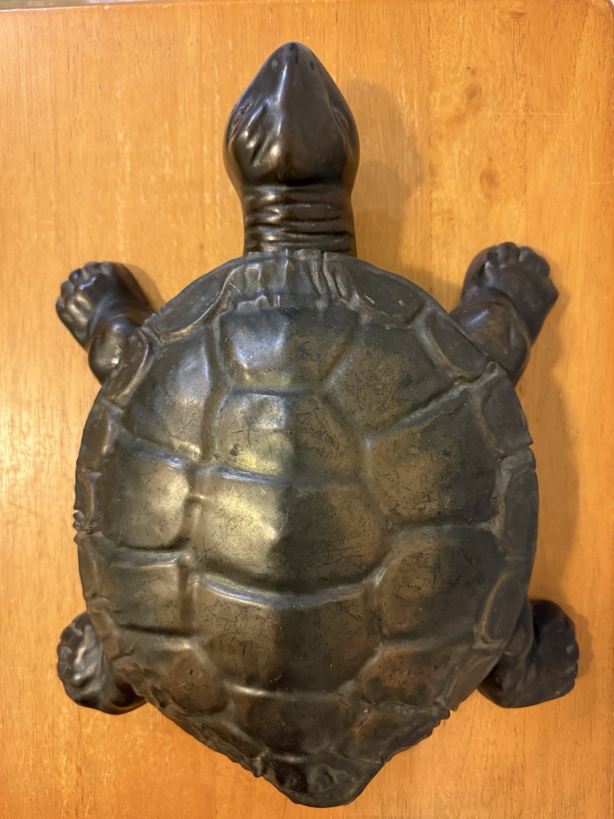 Antique Royal Products Chicago Mechanical Turtle Spittoon Cast Iron Complete