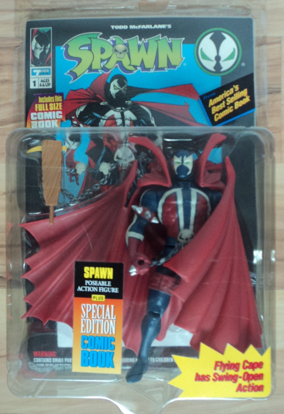 Spawn Series 1 Figure ULTRA RARE BLUE DIAMOND EXCLUSIVE 1994 Todd Toys MOC