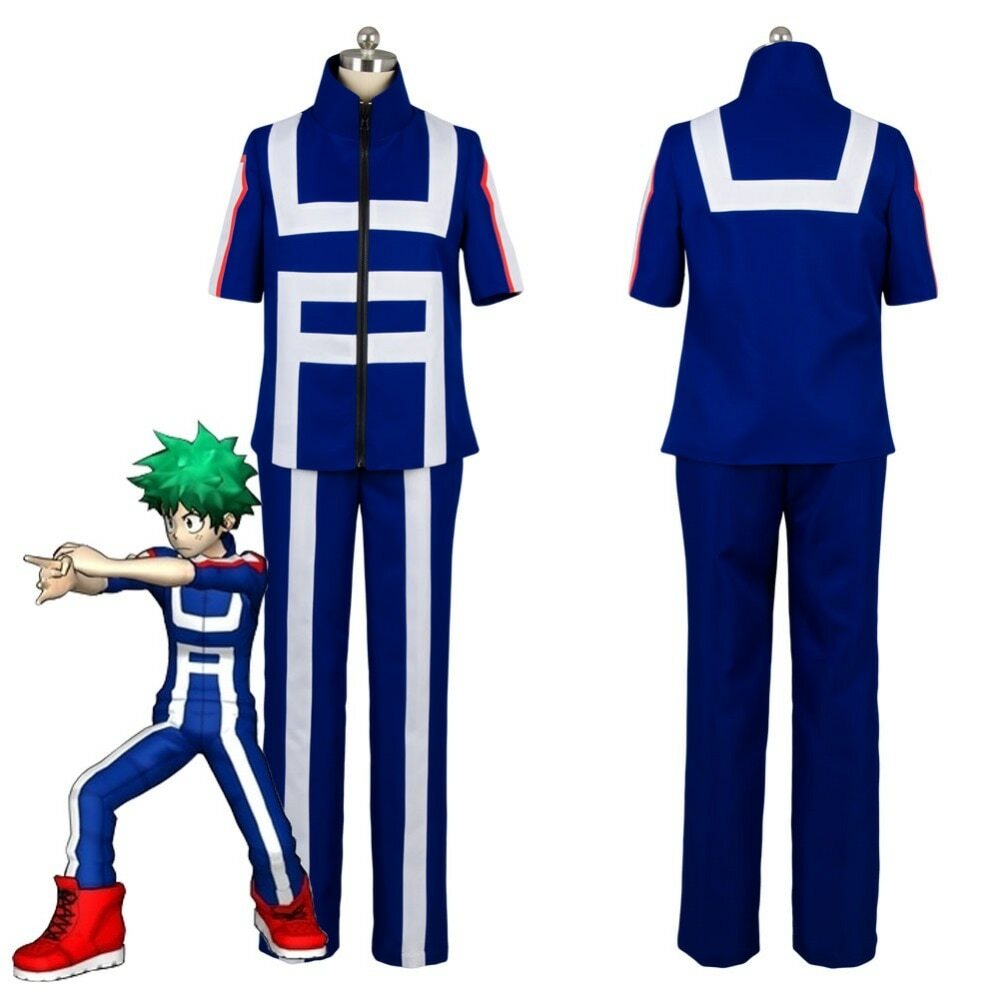 My Hero Academia Boku no Hero Kohei Horikoshi Sport Gym Uniform Cosplay Costume