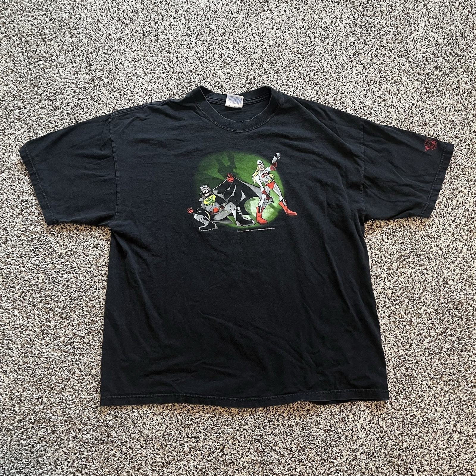 Vintage 2002 Bluntman Chronic View Askew Graphitti Designs Comic y2k T-Shirt XL