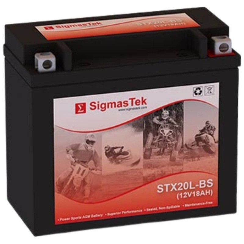 Replacement For Mighty Max YTX20L-BS Battery By Sigmastek
