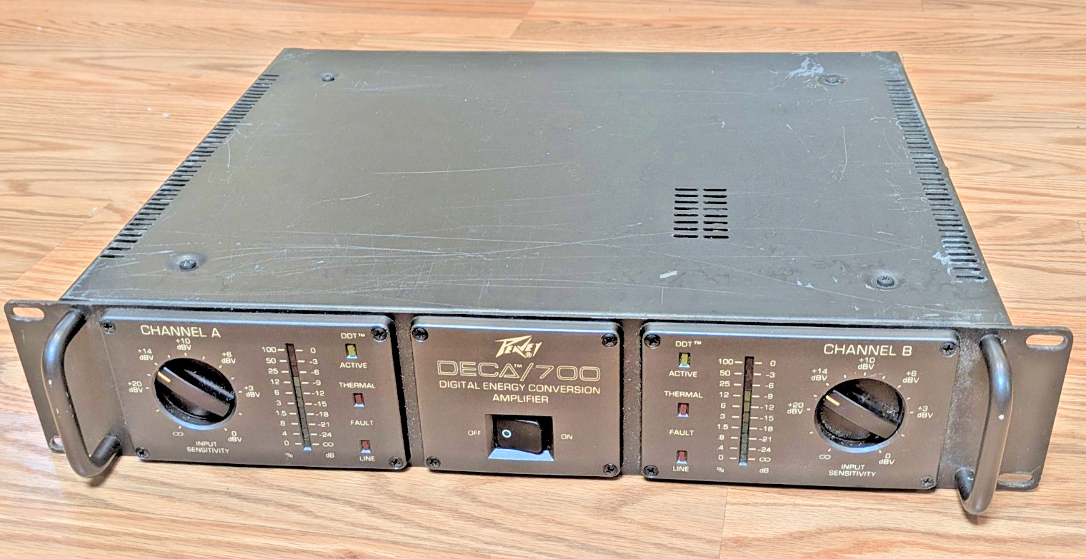 Peavey Deca 700 Power  Bass Amp digital energy conversion distortion Class D