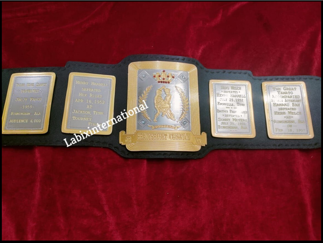 New southern Heavy weight wrestling championship belt adult size 4 mm zinc