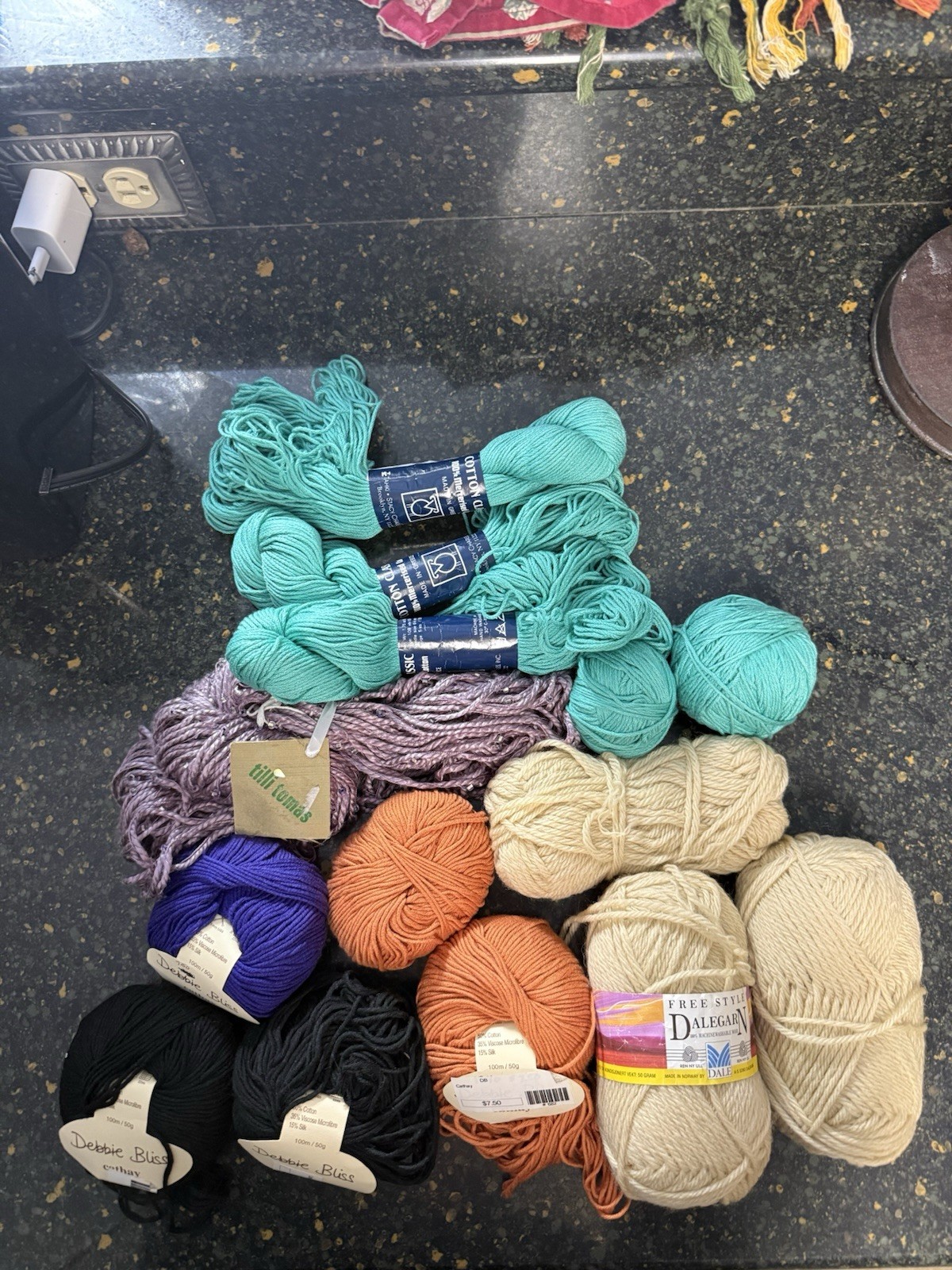 Premium Designer Yarn Lot - Silk, Cotton,Wool Tahki,Debbie Bliss,Dale Garn,Tilli