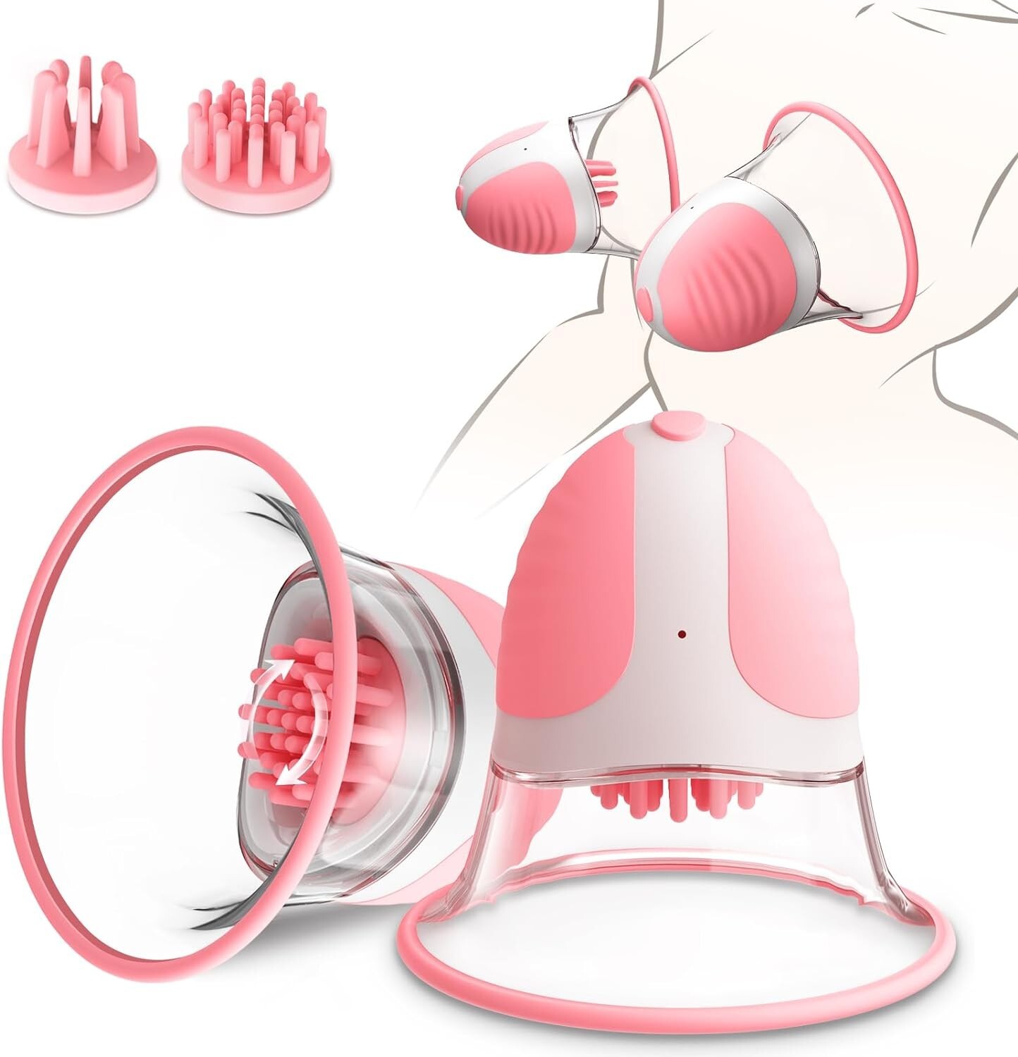 Nipple Sucking Vibrator Rotating Breast Stimulator Sucking Stimulator Massager