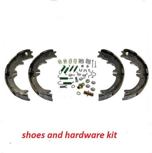 7302 Emergency Parking Brake Shoe & Hardware Kit For Chrysler, Dodge, MBZ 7302 Emergency Parking Brake Shoe & Hardware Kit For Chrysler, Dodge, MBZ