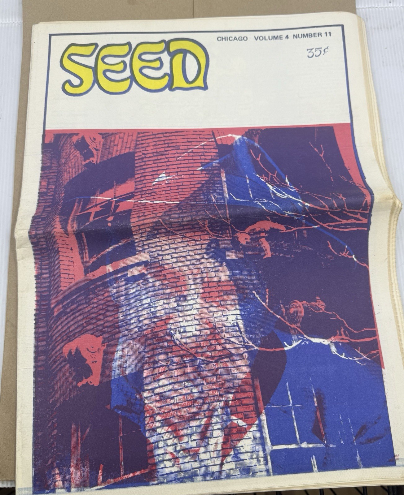Vintage 1960s the Chicago Seed Underground newspaper/famous Rolling Stone issue Vintage 1960s the Chicago Seed Underground newspaper/famous Rolling Stone issue