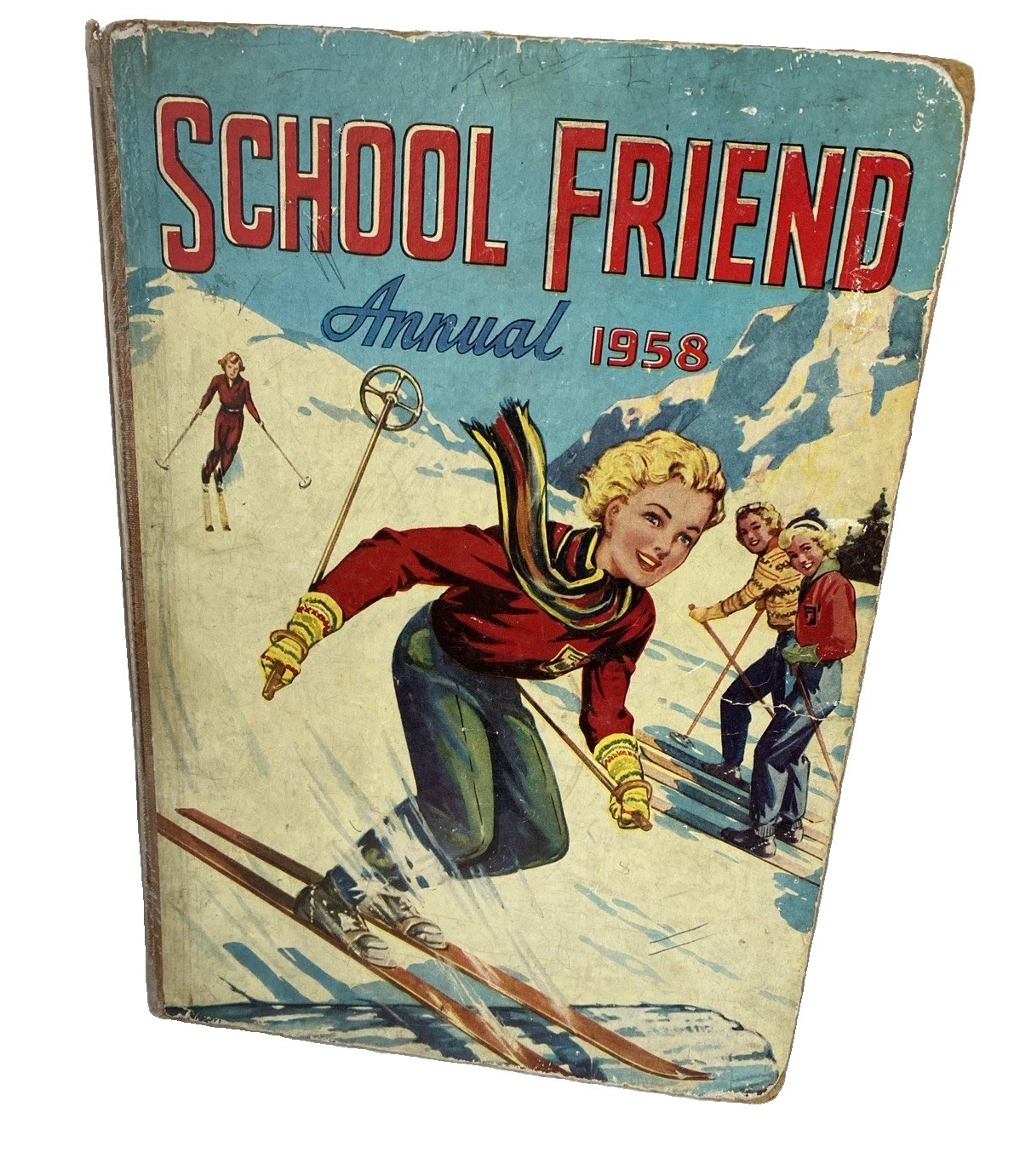 School Friend Annual 1958 Vintage Children’s Book Unclipped No Inscriptions