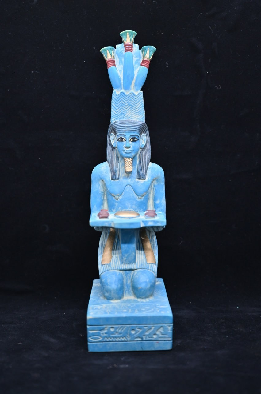 Rare Ancient Egyptian Antiquities Pharaonic Statue of Goddess Nefertem Egypt BC