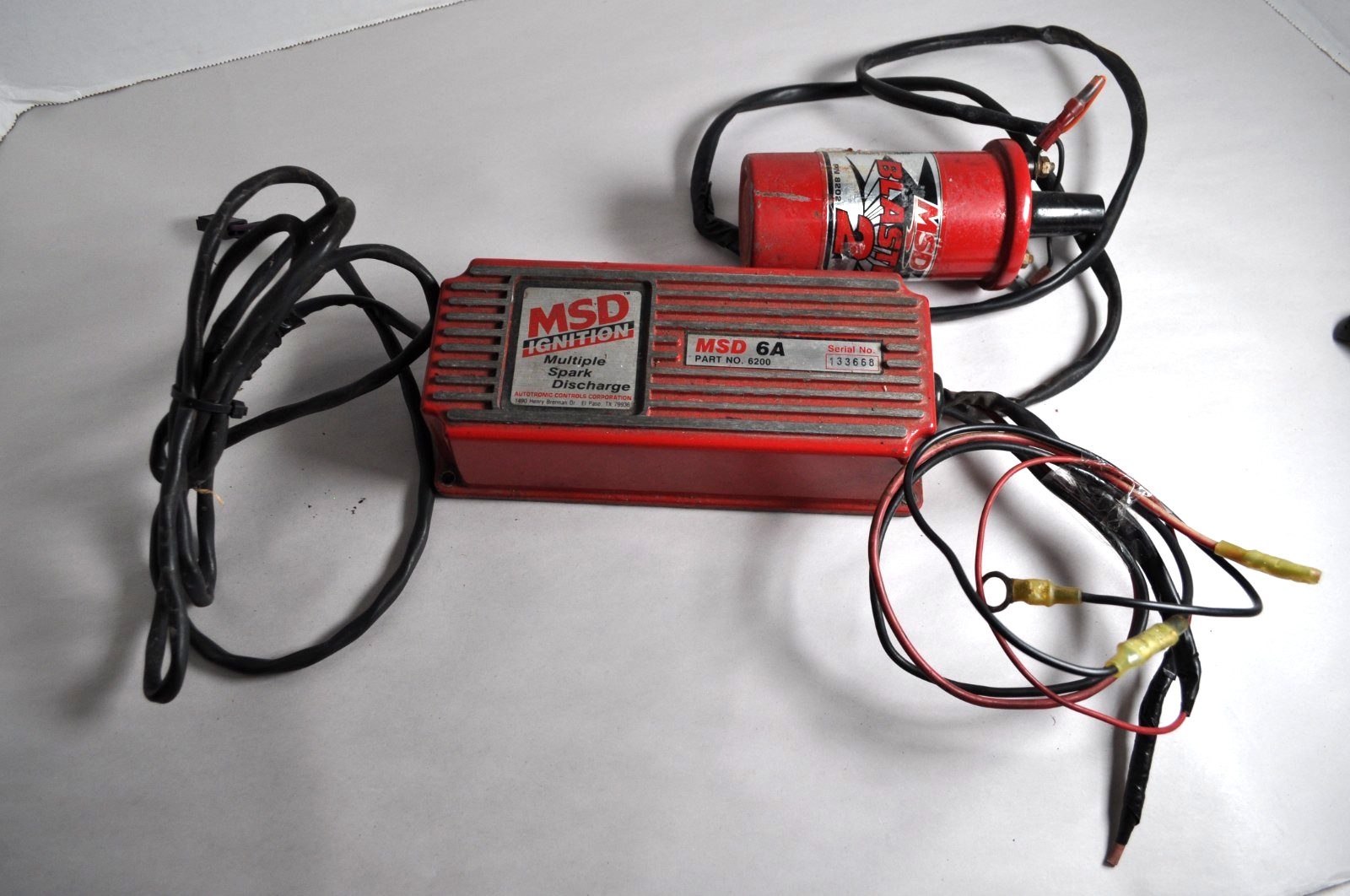 MSD 6A Electronic Ignition Box 6200 + Blaster 2 8202 MSD 6A Electronic Ignition Box 6200 + Blaster 2 8202
