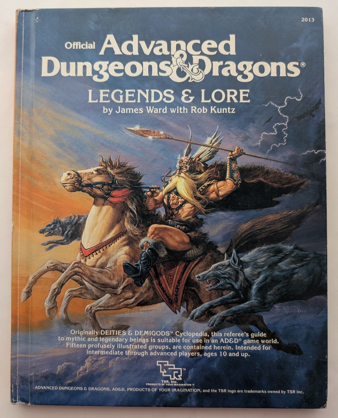 1984 Advanced Dungeons & Dragons Legends & Lore rulebook - TSR #2013