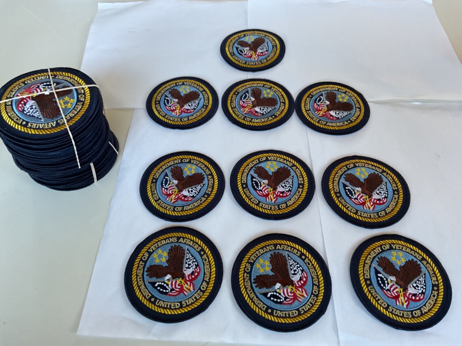 Department Of Veterans Affairs Hat,vest,jacket size collectible patch 10 pieces Department Of Veterans Affairs Hat,vest,jacket size collectible patch 10 pieces