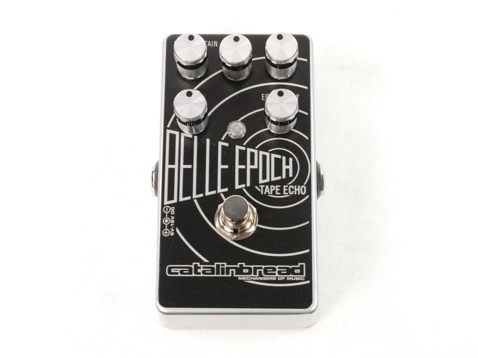 Used Catalinbread Belle Epoch (Black and Silver) Delay Guitar Effects Pedal