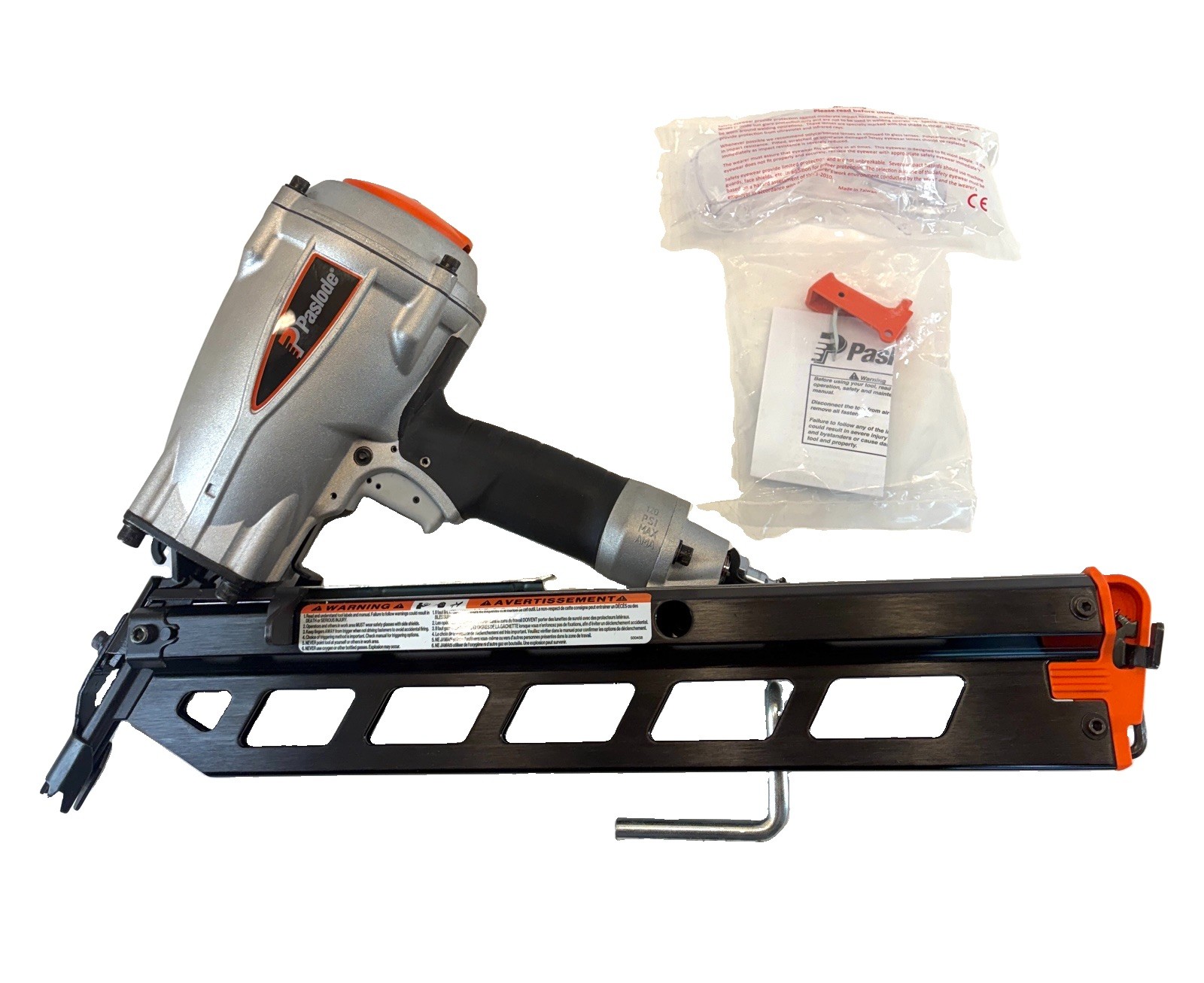 Paslode PowerMaster Plus 30° 3 1/2 in Strip Nailer Pneumatic Model F350S Paslode PowerMaster Plus 30° 3 1/2 in Strip Nailer Pneumatic Model F350S