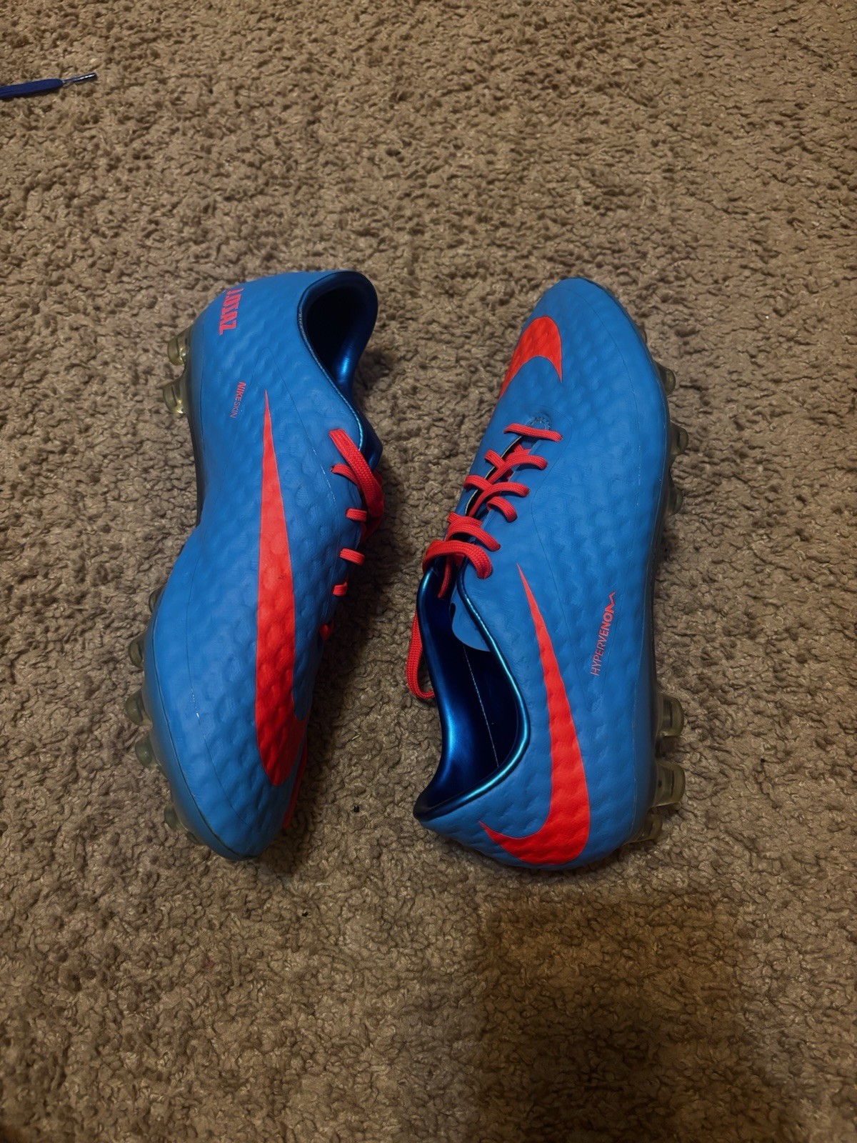 Nike|D custom hypervenom phantom I Elite AG sz8w/phantom/predator/f50/hypervenom