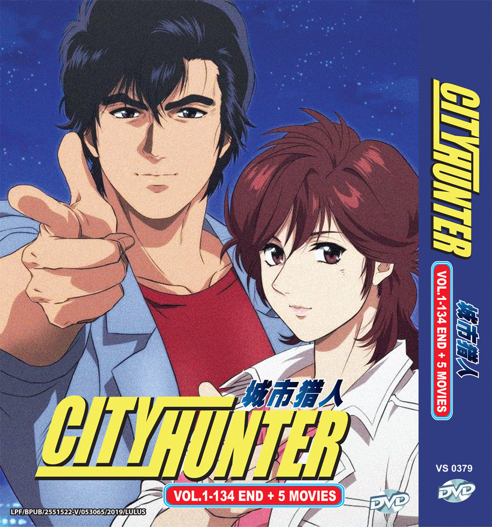 CITY HUNTER COMPLETE SERIES VOL.1-134 END + 5 MOVIE ANIME DVD ENG SUBS