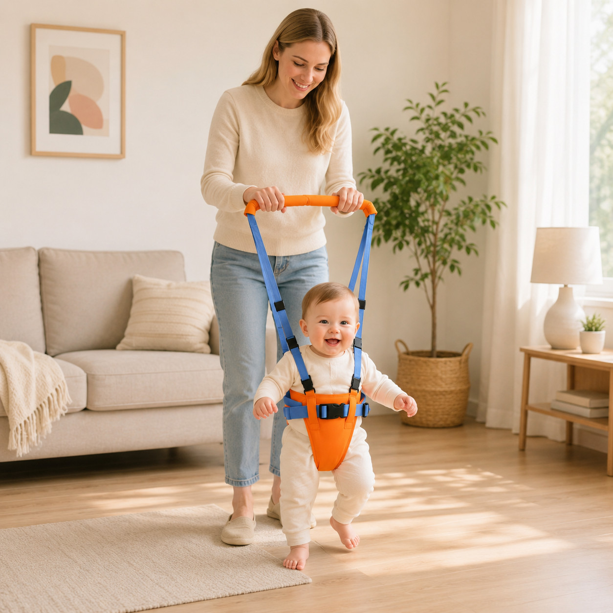 Adjustable Support Strap Harness Walking Training Belt Portable Assist Strap