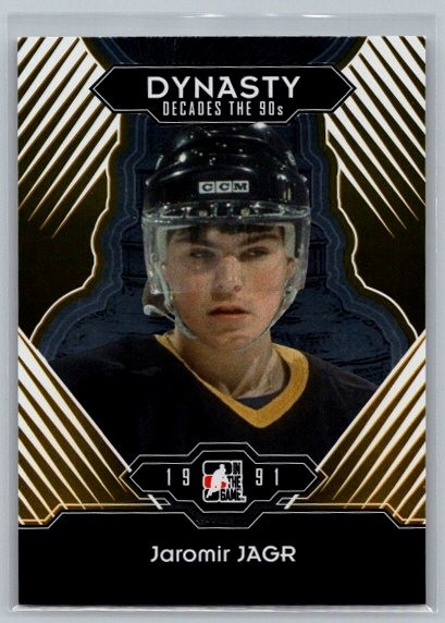 2013-14 In The Game Decades 1990s #163 Jaromir Jagr Gold /30 Pittsburgh Penguins