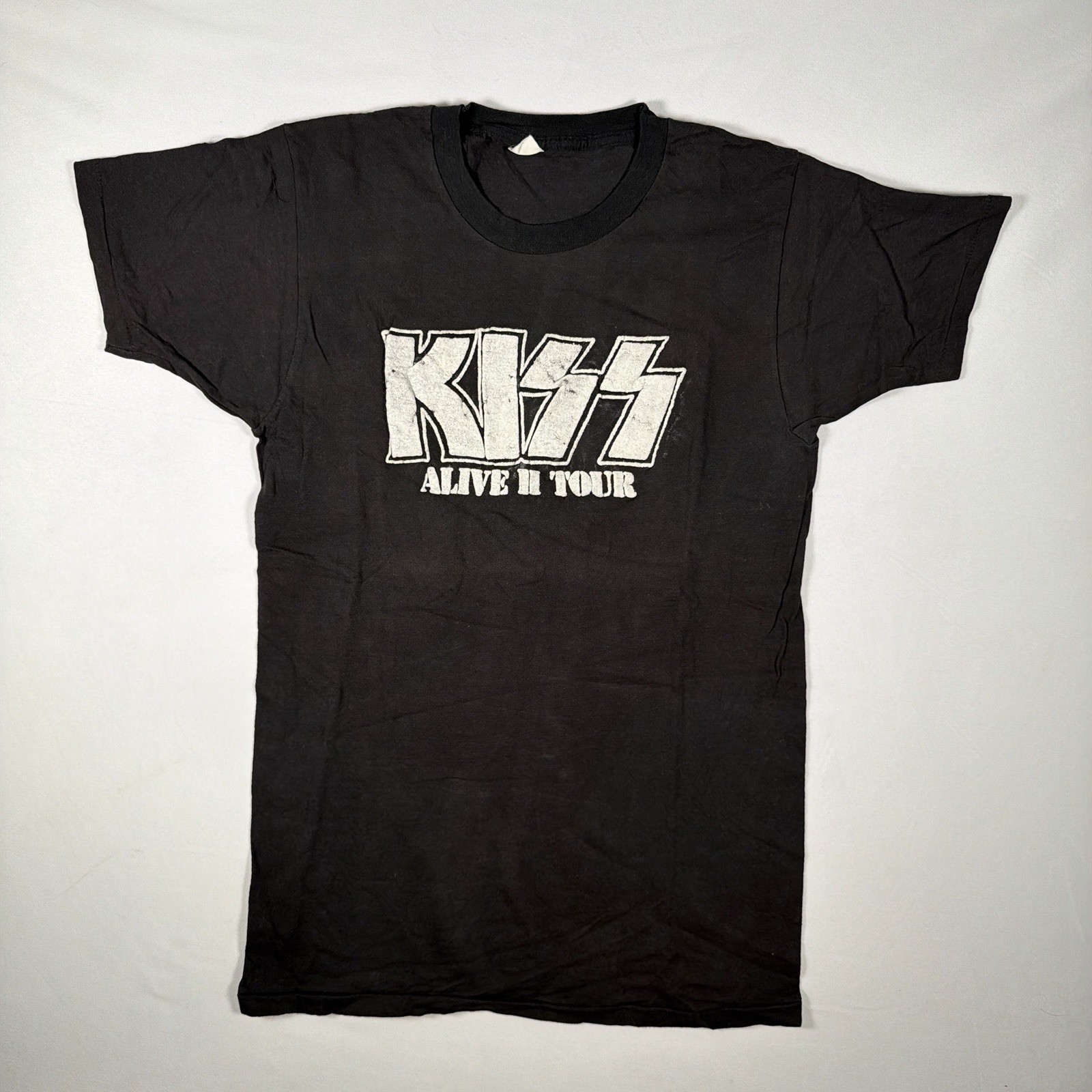 KISS RARE Original Vintage Alive II Tour Concert Shirt Small