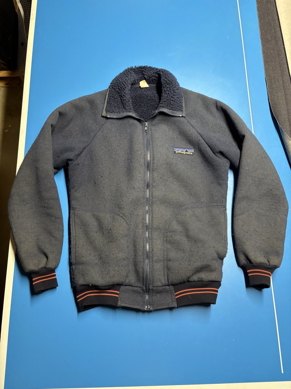 vintage 80s patagonia deep pile fleece