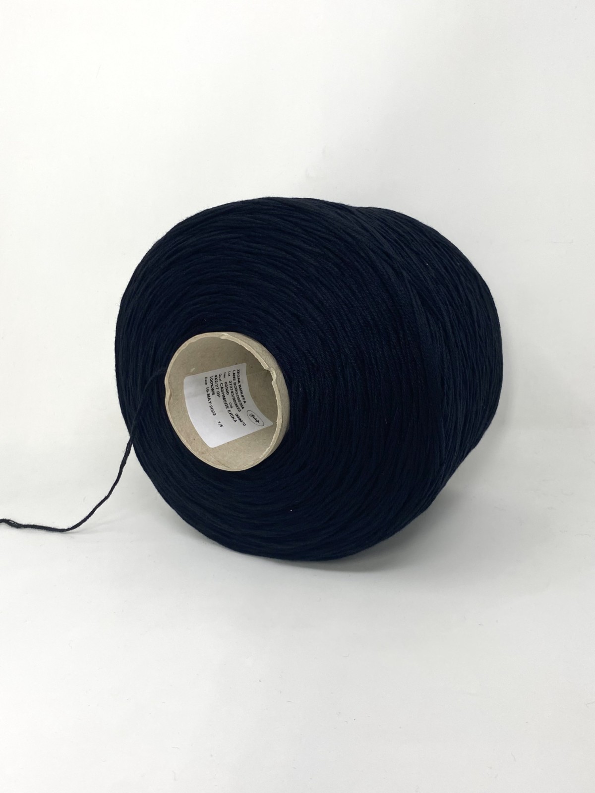 ZEGNA YARN 100% CASHMERE Nm 4X 2/27 BLACK CROTCH 1000g