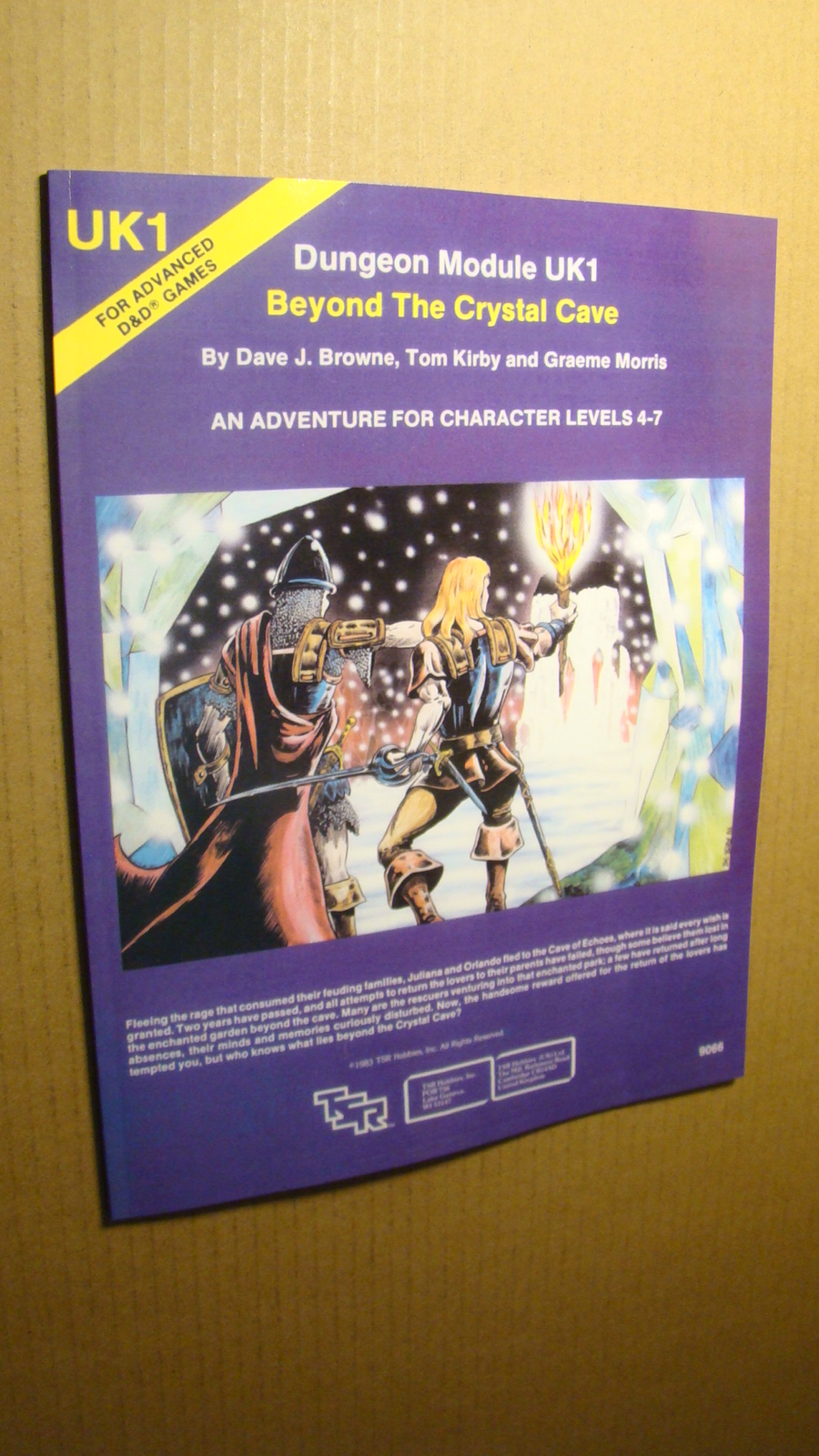 MODULE UK1 - BEYOND THE CRYSTAL CAVE *NEW NM/MT 9.8 NEW MINT* DUNGEONS DRAGONS