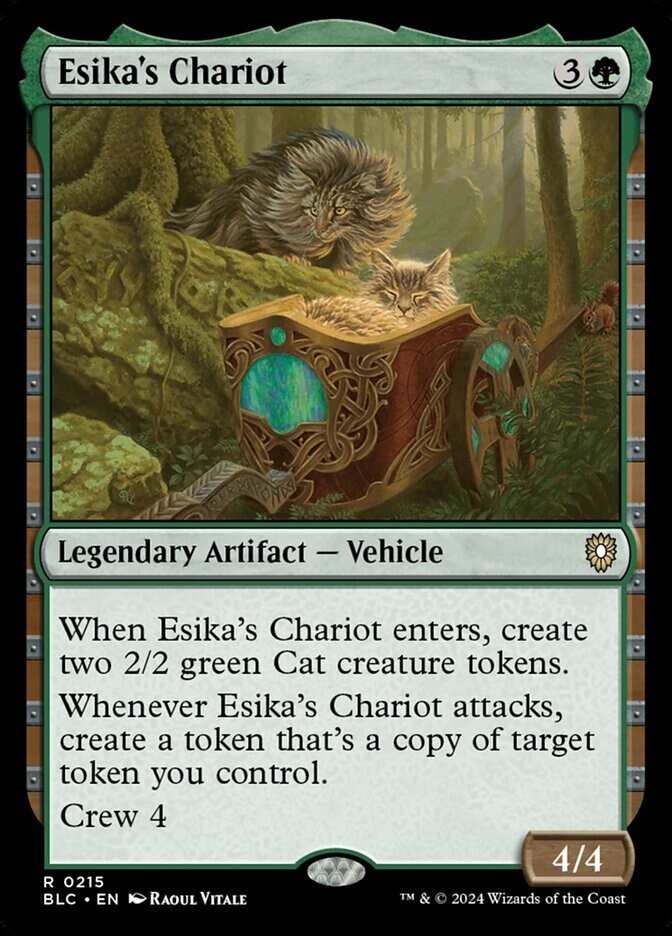 Esika's Chariot 0215 Non Foil Rare Bloomburrow Commander MTG NM