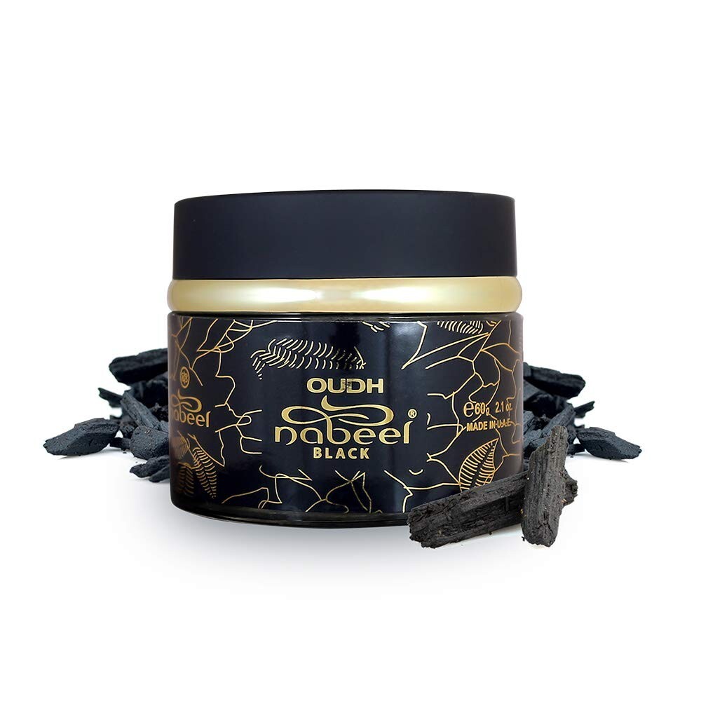 Nabeel Black Oudh 60gm Oudh Bakhoor Incense Made in U.A.E