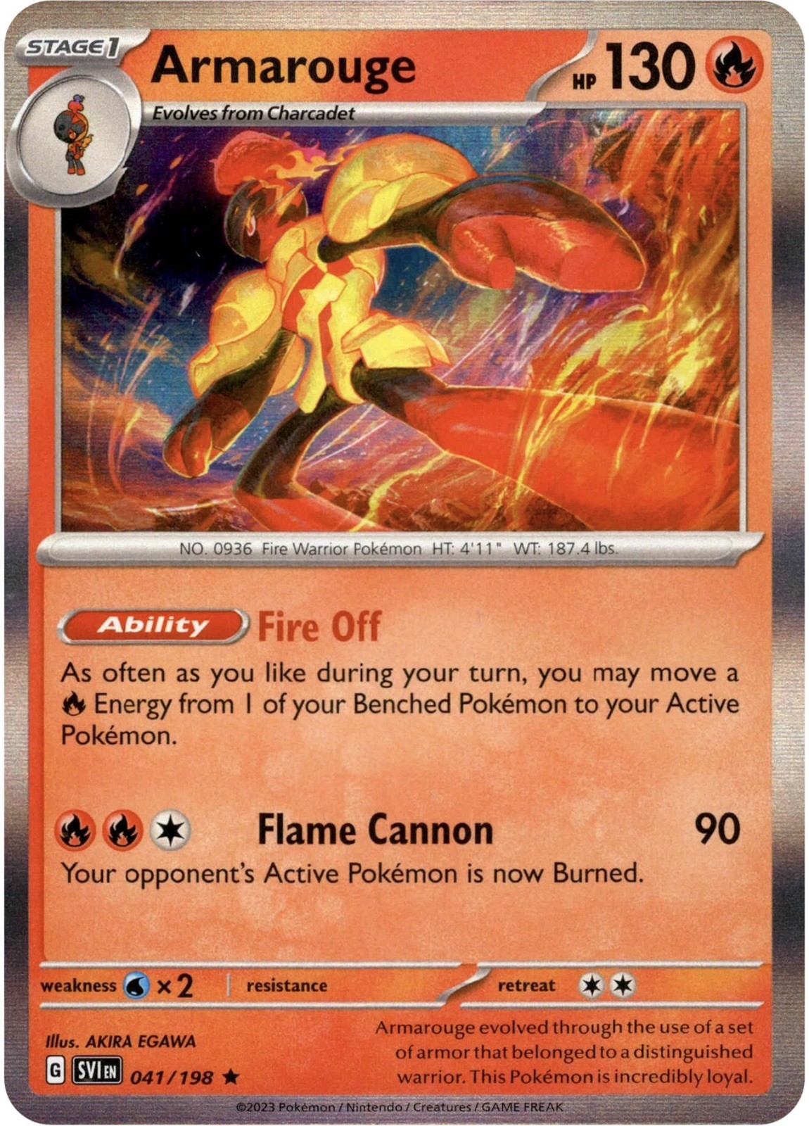 Armarouge - 041/198 - Scarlet & Violet - Holo