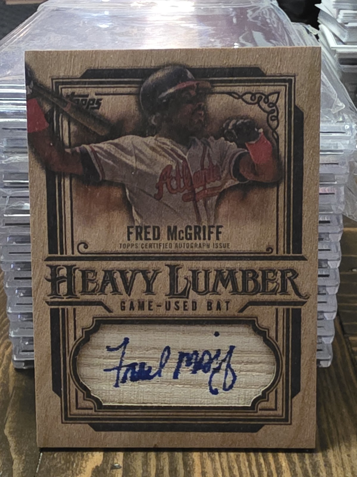 2025 TOPPS - Fred McGriff Heavy Lumber HLAR-FM Autograph Relic