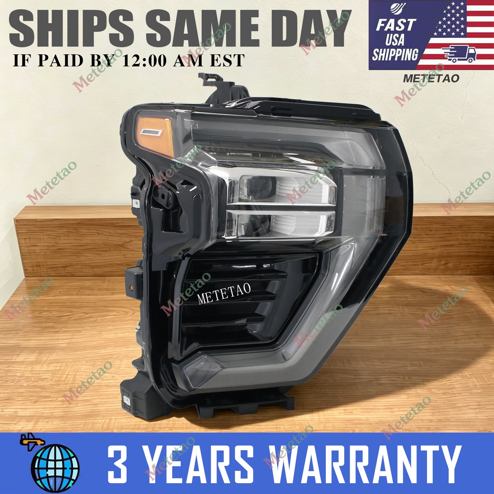 LED Headlight Assembly For 2024 2025 26 Chevy Silverado 2500 3500 85044249 Right