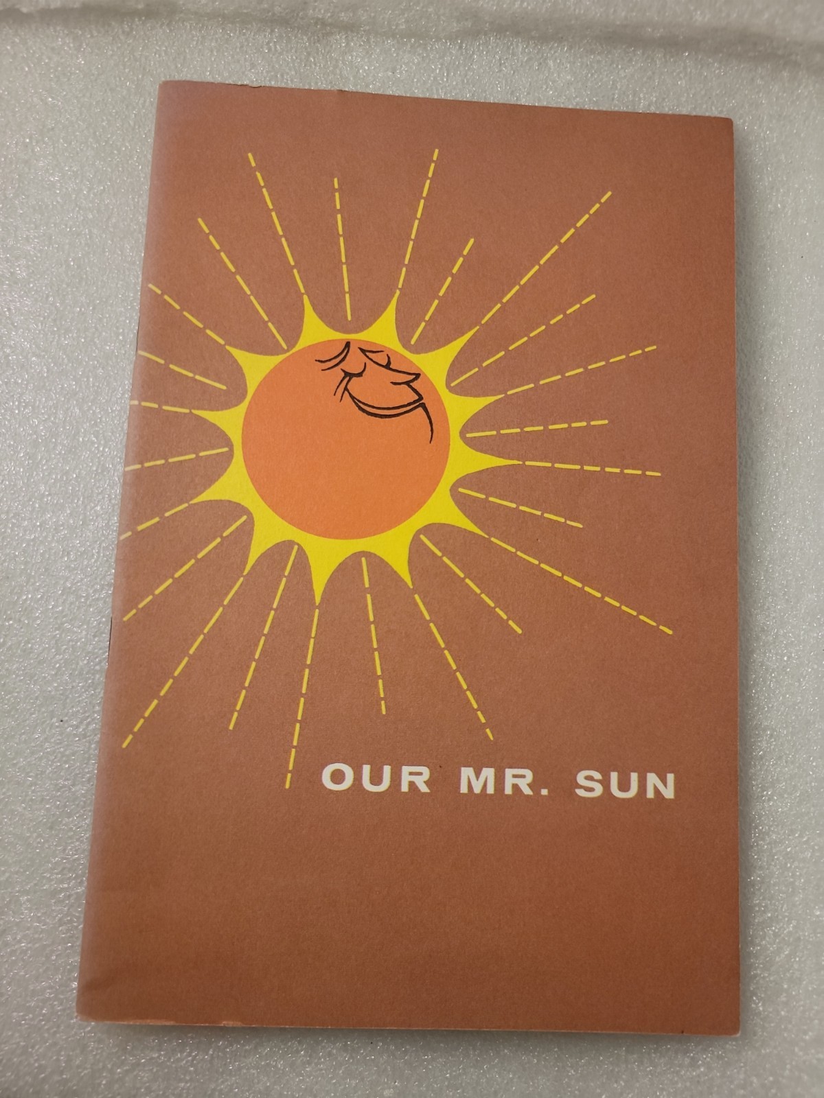 vintage 1956 Our Mr. Sun companion booklet
