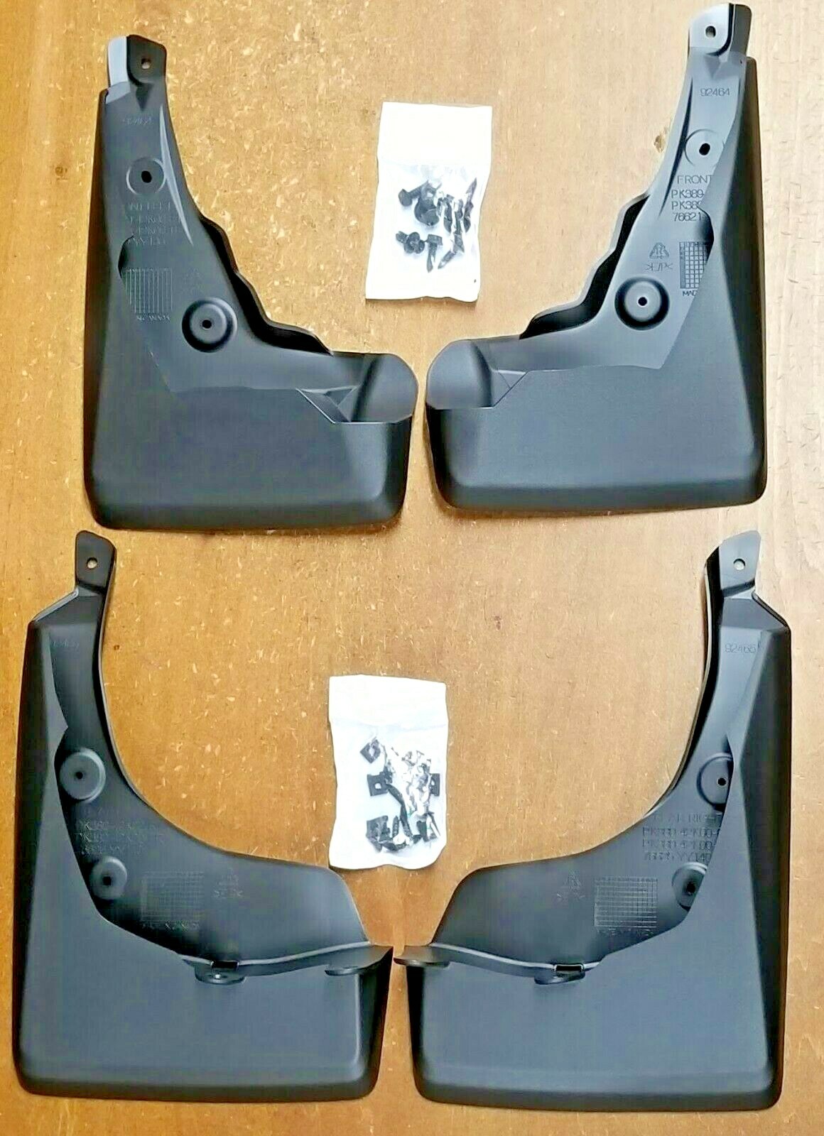 2019-20 Toyota RAV4 Mud Guard Set (4) Genuine OEM Accessory (Excludes Adventure)