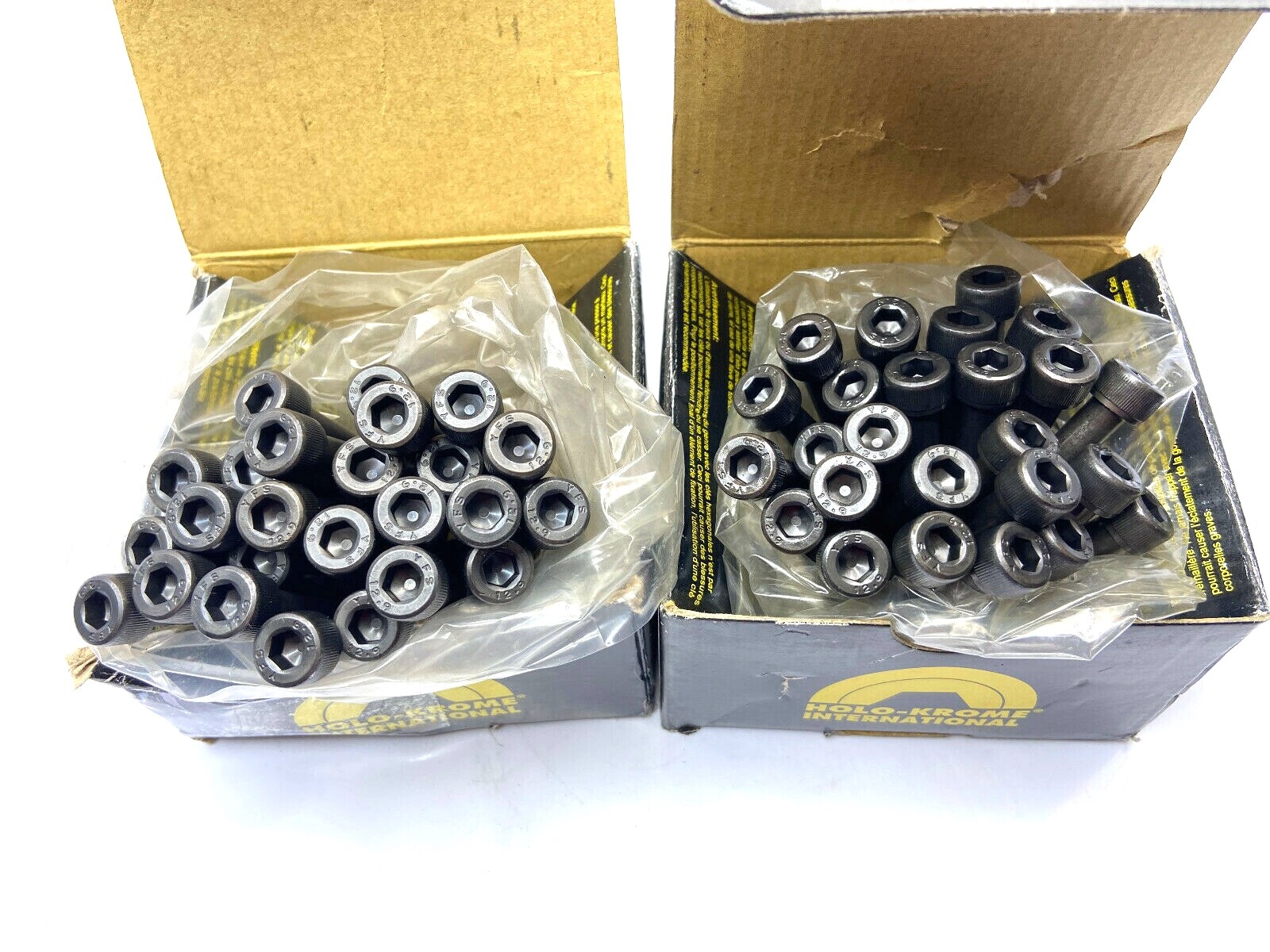 HOLO-KROME INTERNATIONAL (LOT OF 2) SHCS M8 -1.25X75 SOCKET HEAD CAP SCREWS 50CT