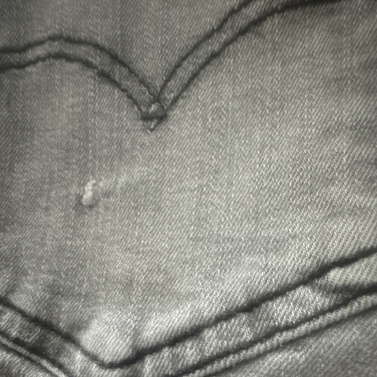 Levi’s Men’s Gray Straight Leg Cotton Denim Jeans Solid Regular Fit Size S