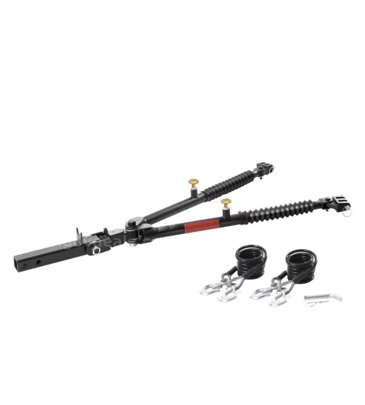 VEVOR Tow Bar 10000 lbs Towing Capacity Ropes Powder Coating Alloy Steel Bumper