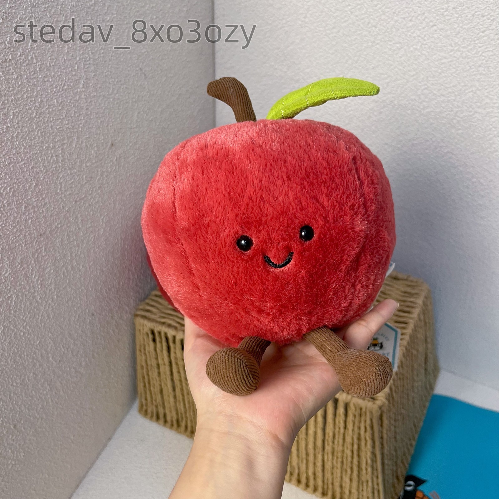 JELLYCAT Fluffy Plush Fun Amuseables Apple Kids Toy Appease Doll Gift JELLYCAT Fluffy Plush Fun Amuseables Apple Kids Toy Appease Doll Gift