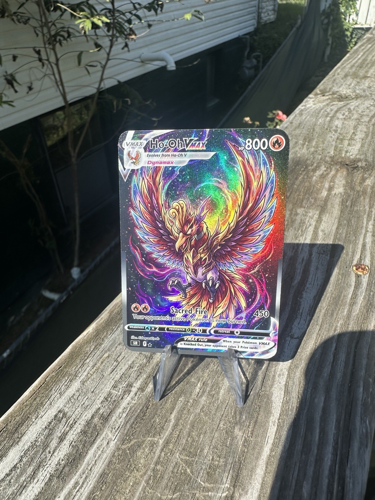 Pokemon TCG Ho-Oh VMAX *Fan Art* Full Art Holo