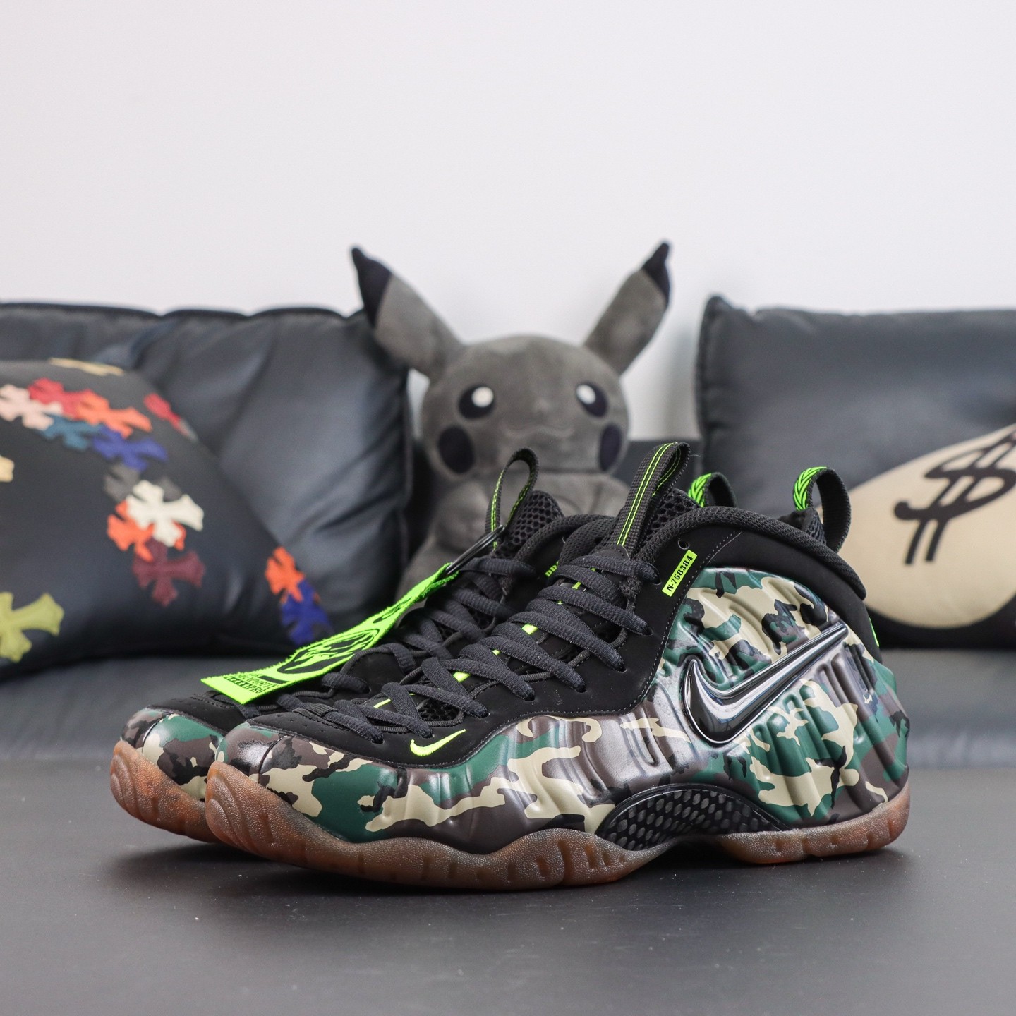 Nk Foamposite Pro Premium Camouflage Basketball Sneakers IM5204-001 Size 7-13