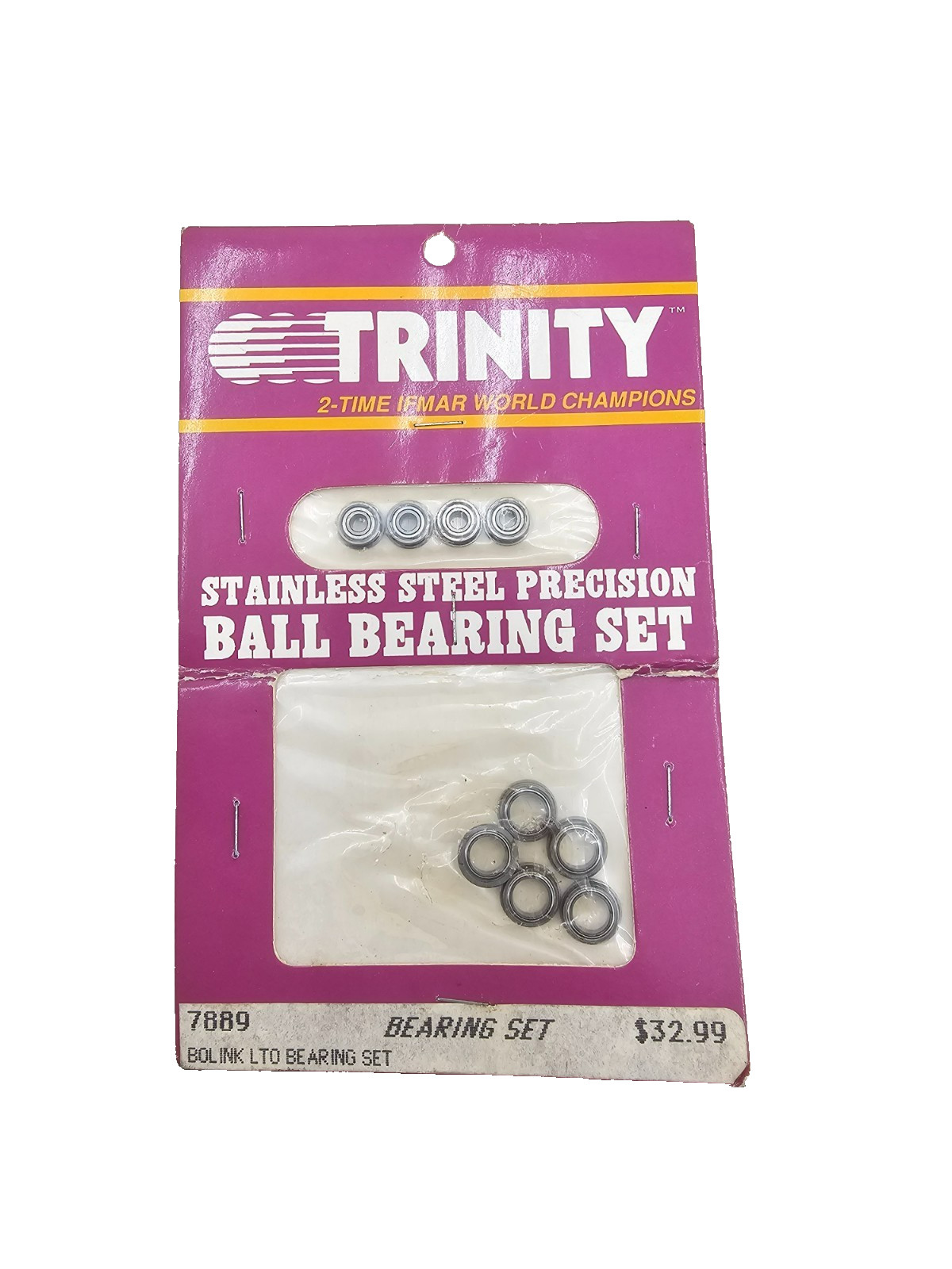 Vintage Trinity stainless steel precision ball bearing set #7889 Vintage Trinity stainless steel precision ball bearing set #7889