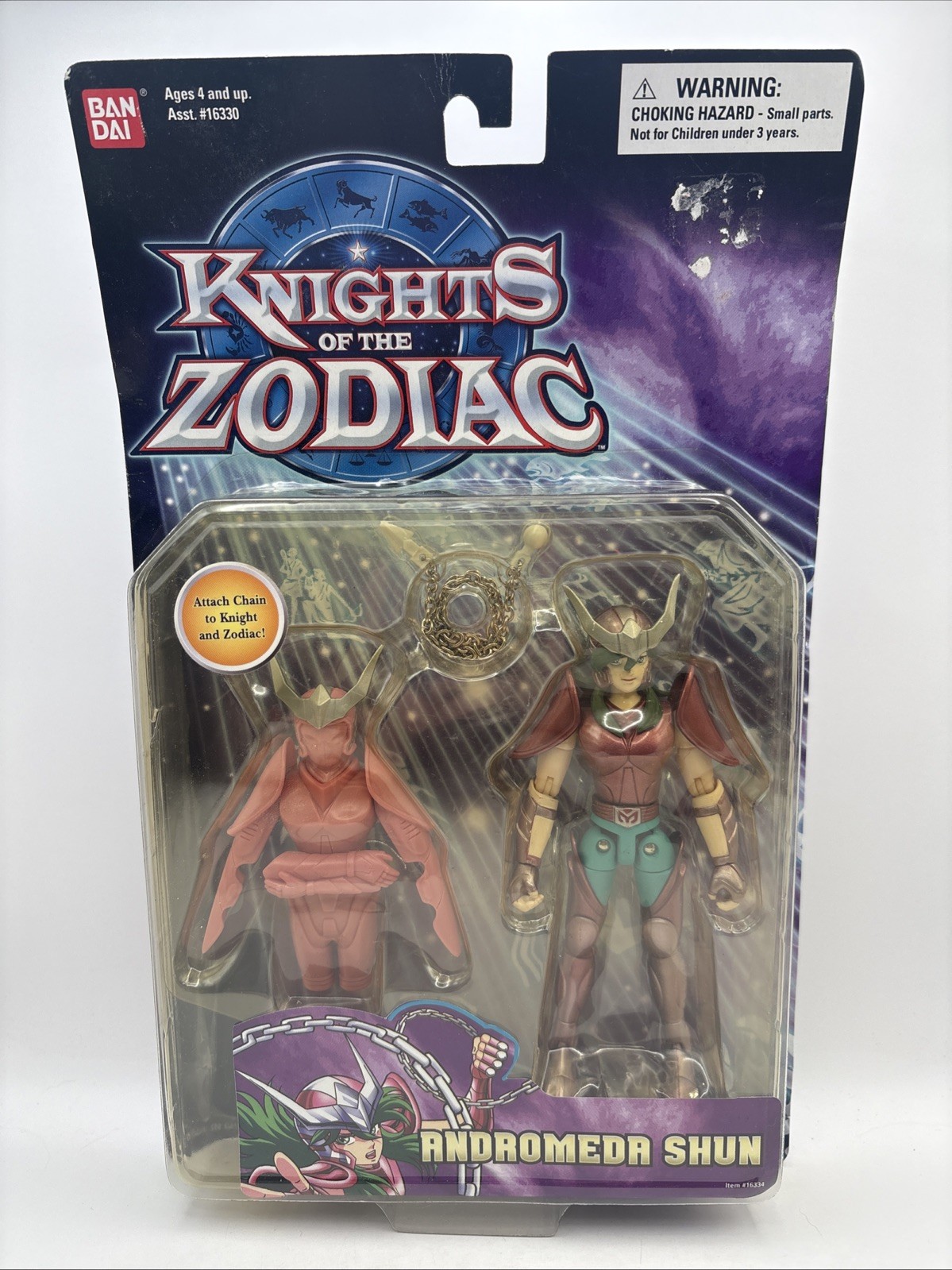 Vintage 2003 Ban Dai - Knights of the Zodiac Andromeda Shun Action Figure NEW Vintage 2003 Ban Dai - Knights of the Zodiac Andromeda Shun Action Figure NEW
