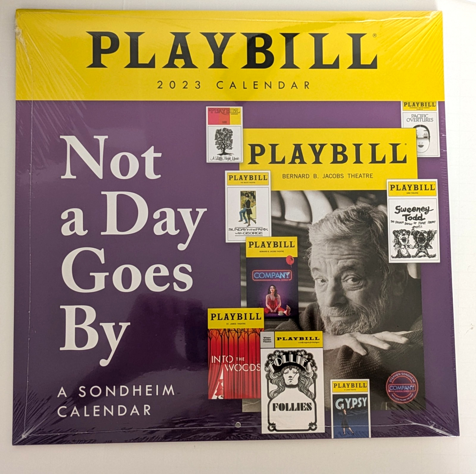 Playbill\'s Sondheim Memorial 2023 Wall Calendar 14 Playbill Covers & Notes Mint Playbill\'s Sondheim Memorial 2023 Wall Calendar 14 Playbill Covers & Notes Mint